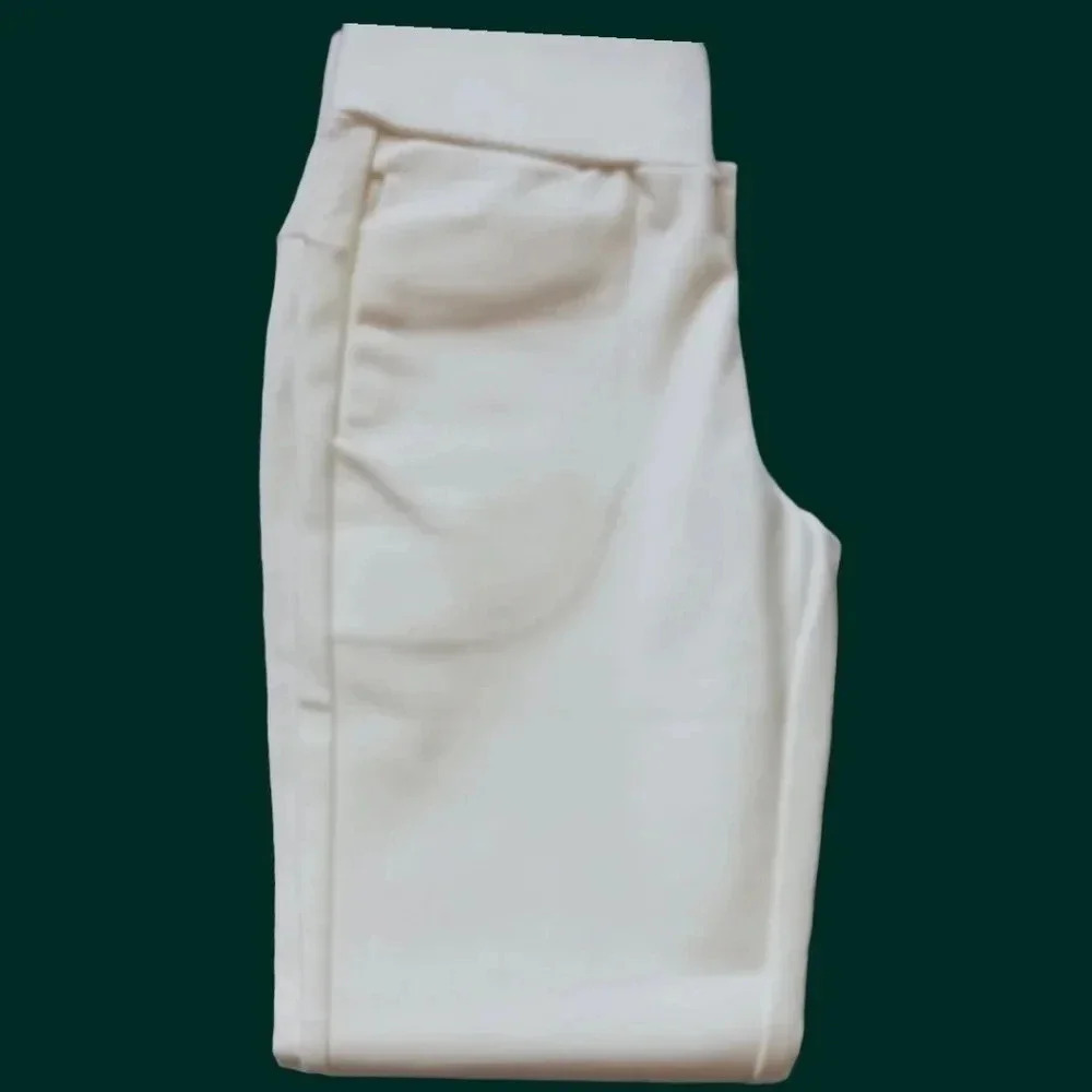 Conceited innovate stretch slim button dress pant with pockets size Small white - Picture 9 of 9